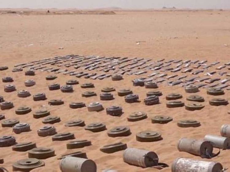 Houthi planted mines in Yemen