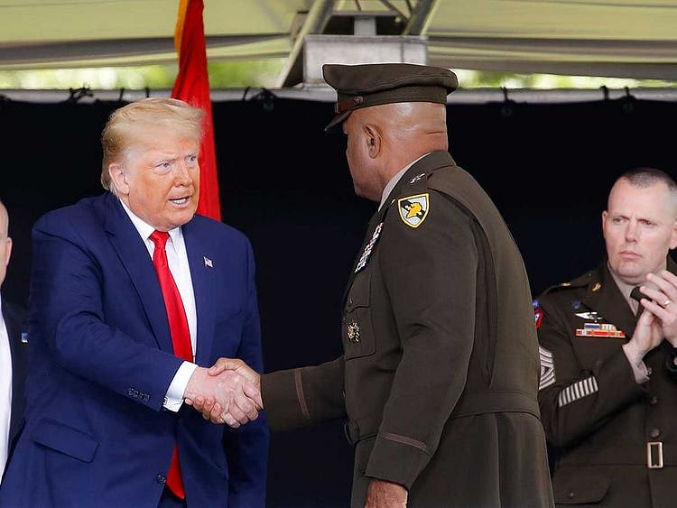 President Donald Trump West Point