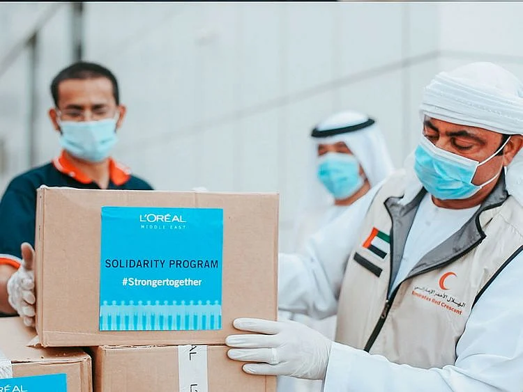 L'Oreal tie up with Emirates Red Crescent to deliver 84,000 care products worth Dh4 million to frontline medics and workers 