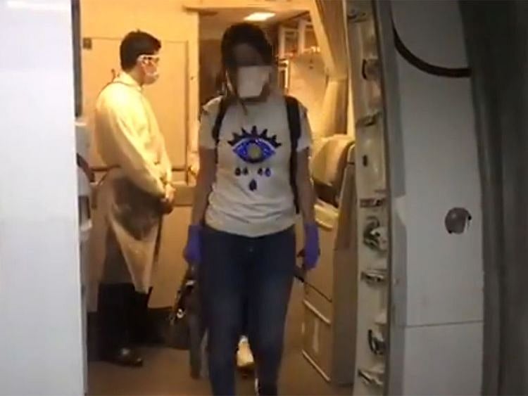 Tunisian woman reunited with family