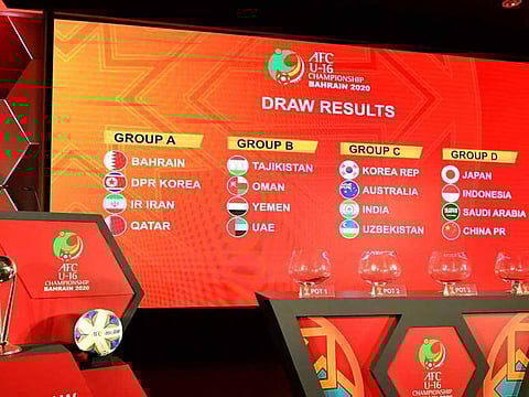 The AFC Under-16 Championship draw
