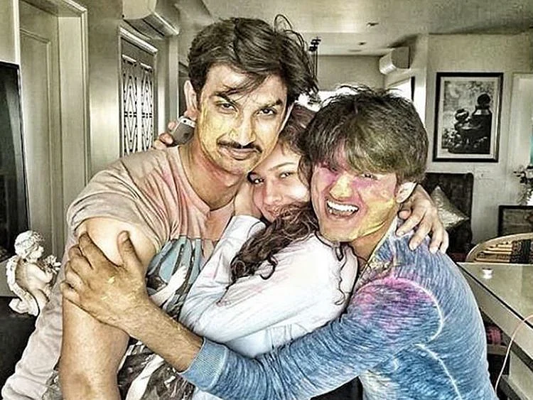 Sushant Singh Rajput with Ankita Lokhande and Sandip SSingh