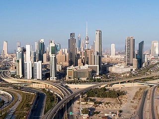 A view of Kuwait City