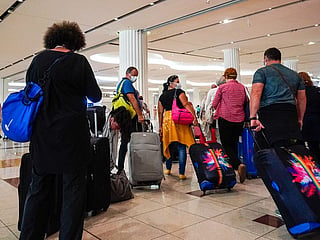 Passengers at Dubai International Airport, Terminal 3. File photo. 