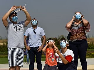 UAE residents left in awe of Sunday’s partial solar eclipse