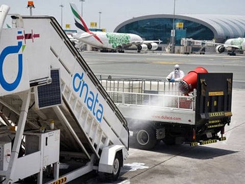 No stone unturned... Dnata has put in place a heightened health and safety protocol at Dubai International.