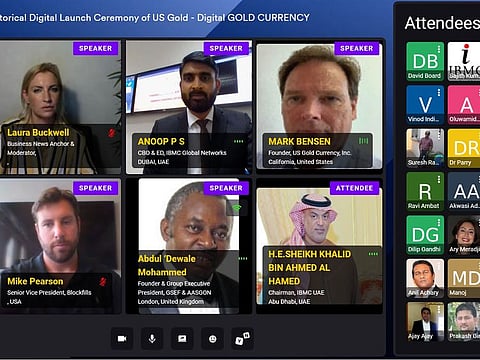 The digital gold currency launch was done through a virtual event, in keeping with the need of the times.