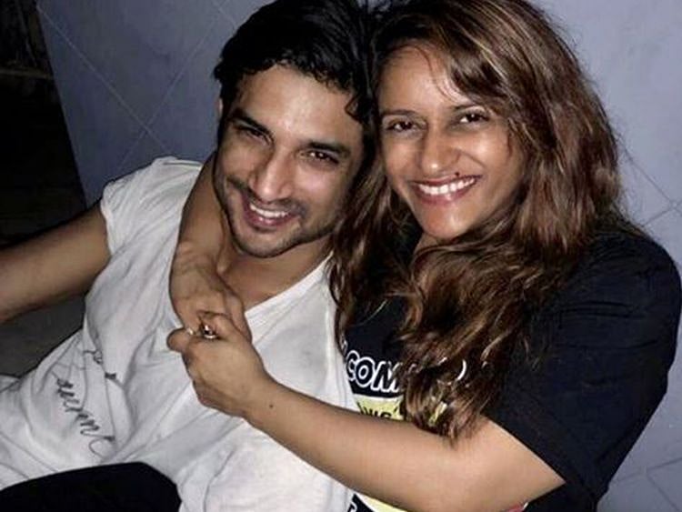 Sushant Singh Rajput with Rohini Iyer