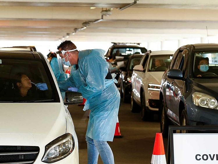 Victoria Australia coronavirus drive through