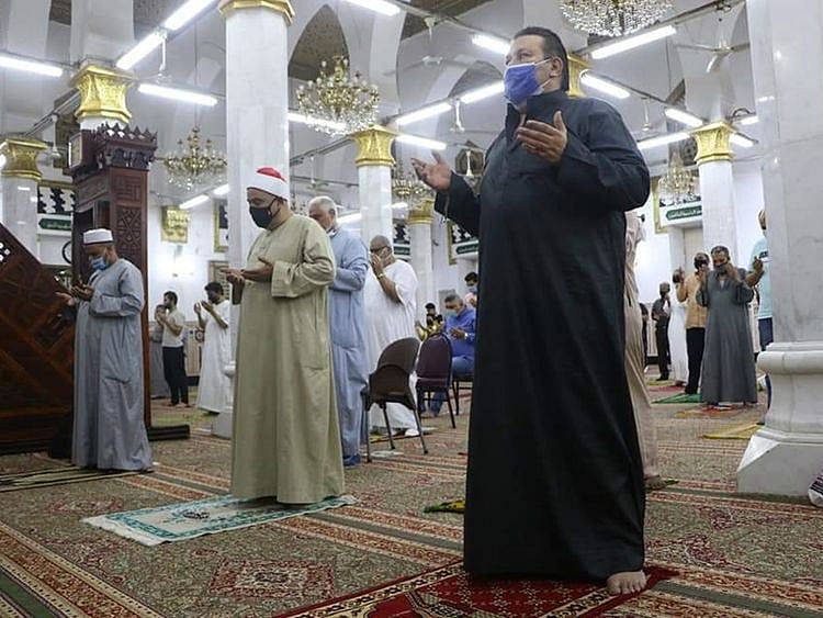 Egypt mosque covid
