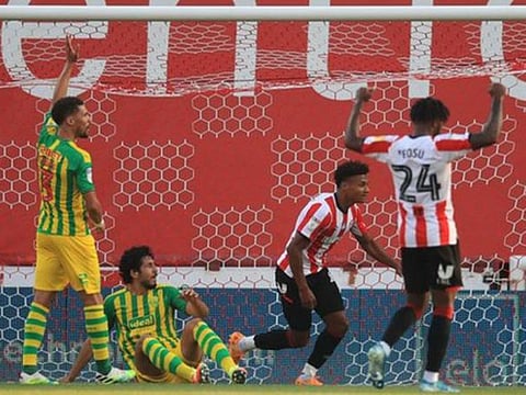 Ollie Watkins scored the only goal for Brentford against West Brom