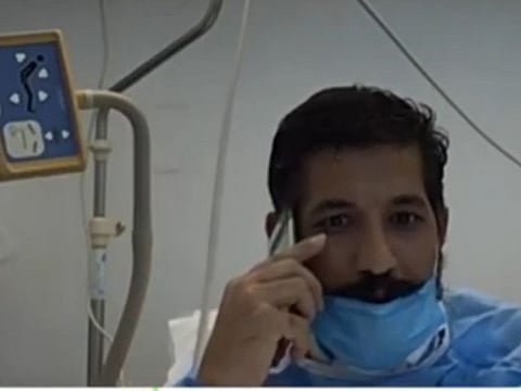 Mikhail Abdullah, the patient with a two per cent chance of survival, has pulled through. 