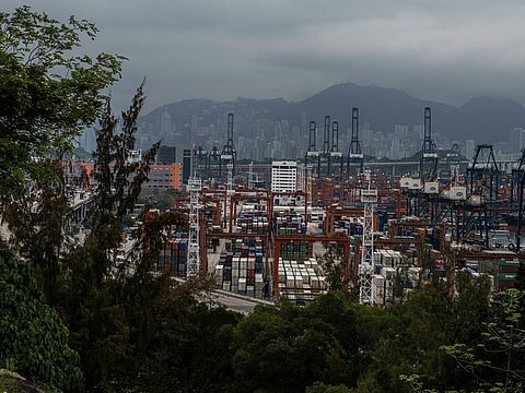 The Kwai Tsing Container Terminals in Hong Kong, April 7, 2020.