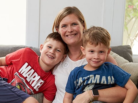 Dr Rose Logan is a clinical psychologist at The LightHouse Arabia and mum to Sebastian, six, and Theo, three