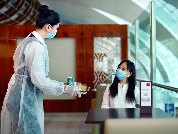 Emirates lounge
