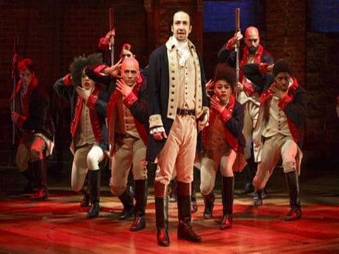 Lin Manuel-Miranda in 'Hamilton'