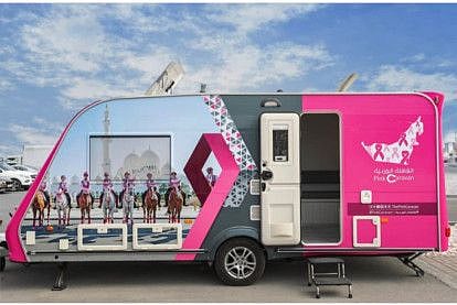 Pink Caravan offers its mobile facilities for vaccinations, consultations in Ajman 