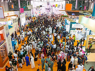 Inside Expo Centre Sharjah, echoes of vintage print culture mingling with the hum of machine-driven services.