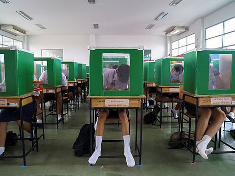 COVID-19 Thailand: Schools reopen with isolated desks, masks