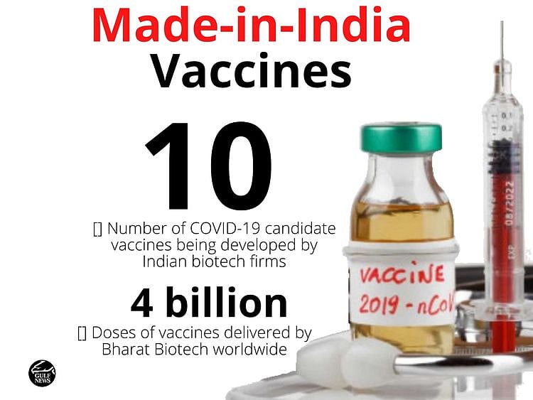 Vaccines made in India