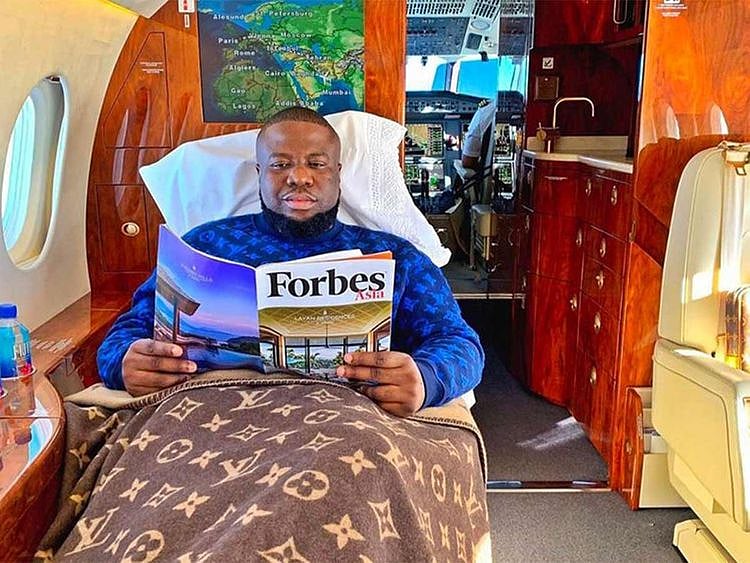 Nigerian Instagram celebrity and scamster Hushpuppi 