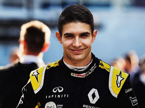 Renault driver Esteban Ocon