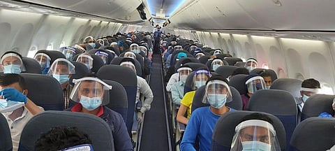 The first direct flight to Guwahati that took off on Friday