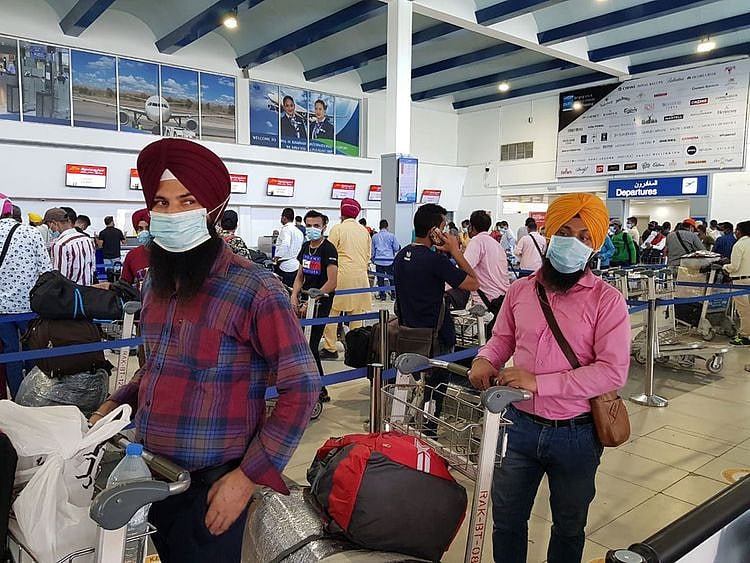 Chandigarh repatriation flight leaves from Ras Al Khaimah 