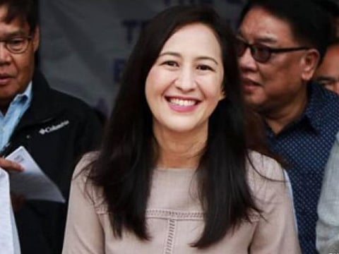 File photo: Mayor Joy Belmonte of Quezon City, Manila, Philippines.