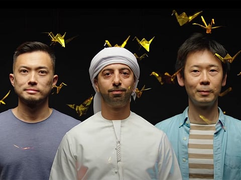 A still from the 'Together Let Go' video.