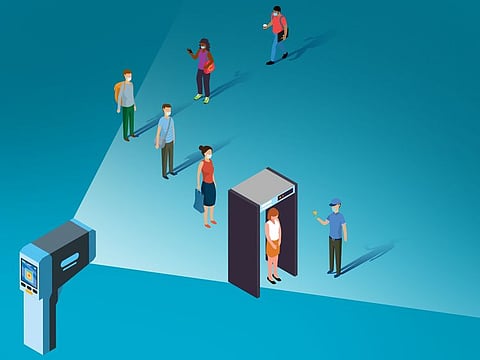 A wide range of businesses have started installing in in-facility safeguards such as temperature and mask checking systems for staff and visitors on arrival