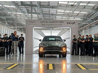 First Aston Martin DBX drives off the production line