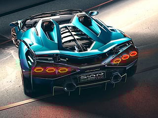 The Sián Roadster is the most powerful Lamborghini ever