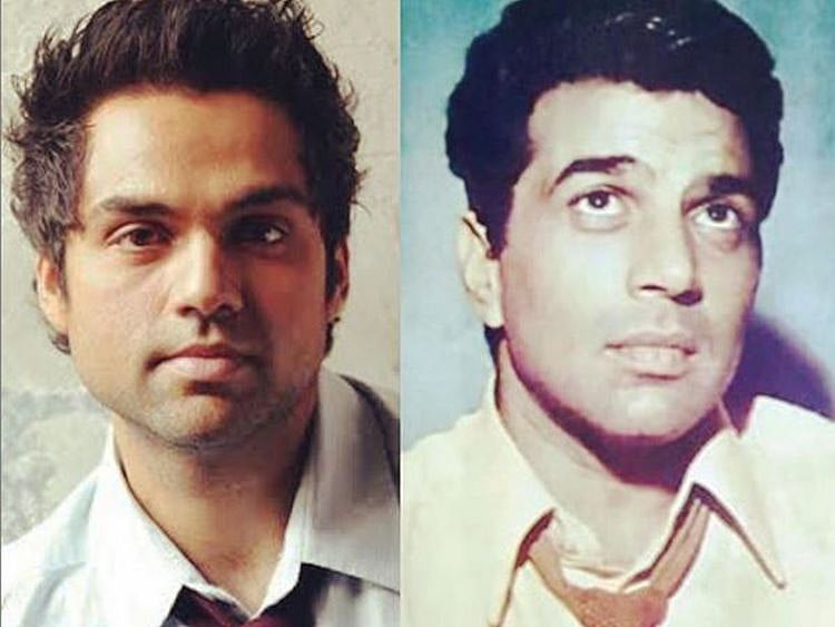 Abhay Deol and Dharmendra 