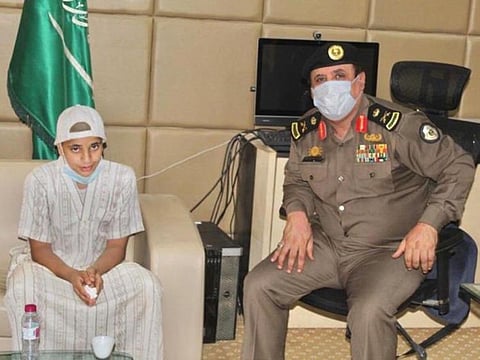 The boy went missing for three days