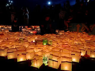 Photos: Minsk hosts festival of water lanterns