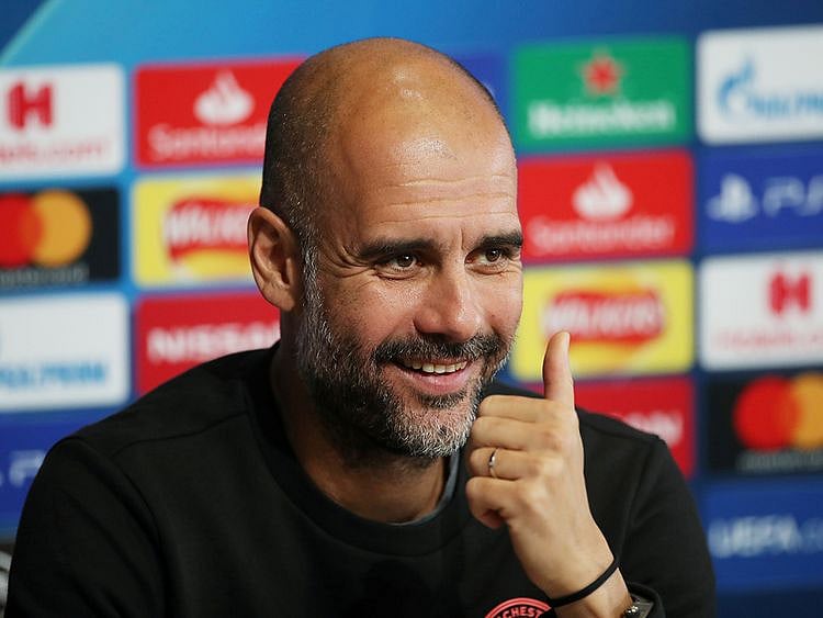 Manchester City's Pep Guardiola