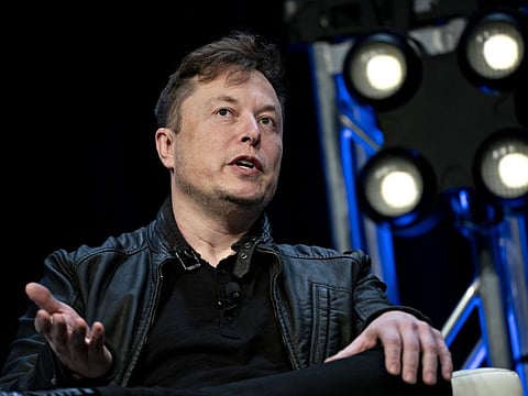 Elon Musk, founder of SpaceX and chief executive officer of Tesla Inc., speaks at the Satellite 2020 Conference in Washington, on March 9, 2020. MUST CREDIT: Bloomberg photo by Andrew Harrer.