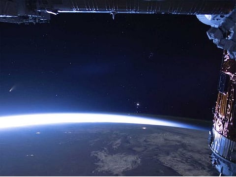 Look: Comet Neowise streaking past Earth, providing spectacular show