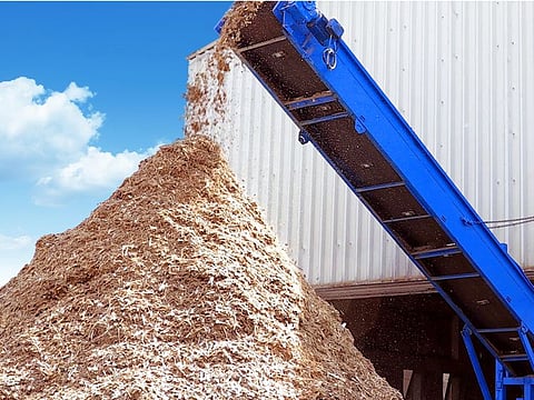 Bee'ah's new biomass facility at its waste management complex in Sharjah.