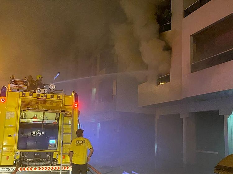 Fire near Lamcy Plaza