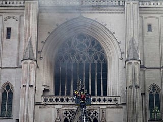 Arson probe launched after French cathedral fire