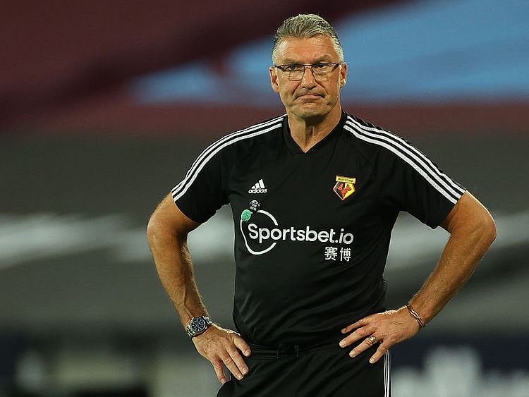 Watford boss Nigel Pearson was less than happy against West Ham