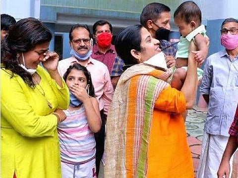 Dr Anita with Sheena and Elwin