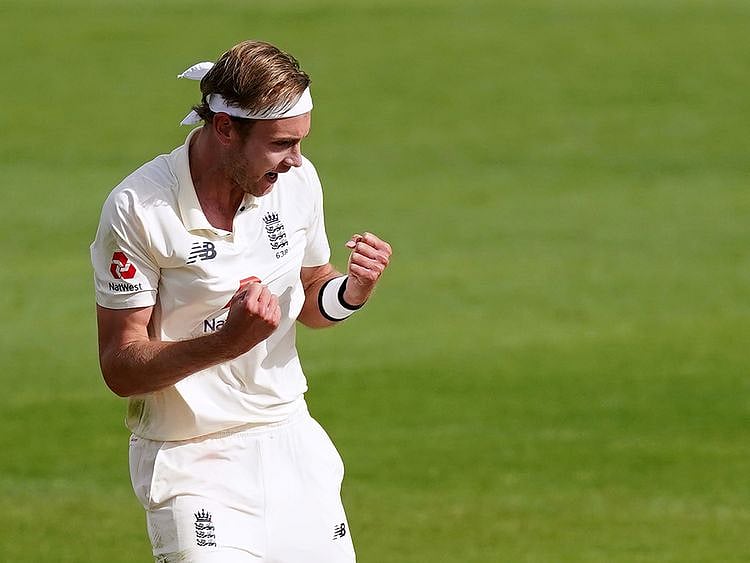 England's Stuart Broad