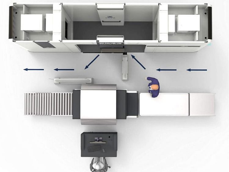 New body scanner to detect contraband in Dubai 