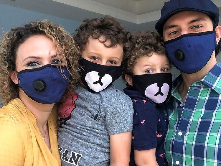Dina Butti and family