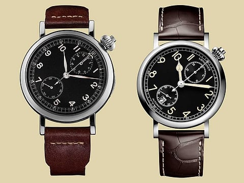 Longines is presenting a monopusher-chronograph inspired by a watch made for the U.S. Army pilots in 1935.
