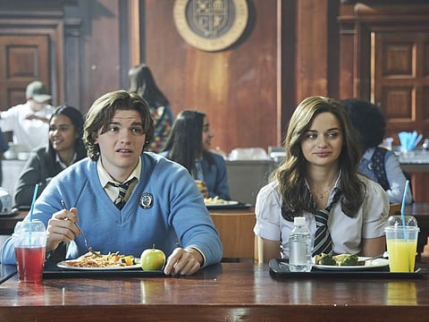 Joey King and Joel Courtney in 'The Kissing Booth 2'