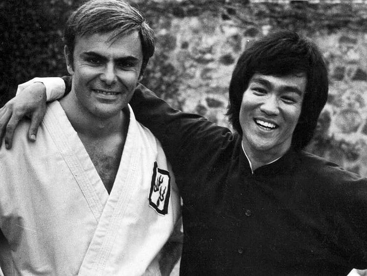 John Saxon and Bruce Lee - credit Peter Shinkonda-1595829829722